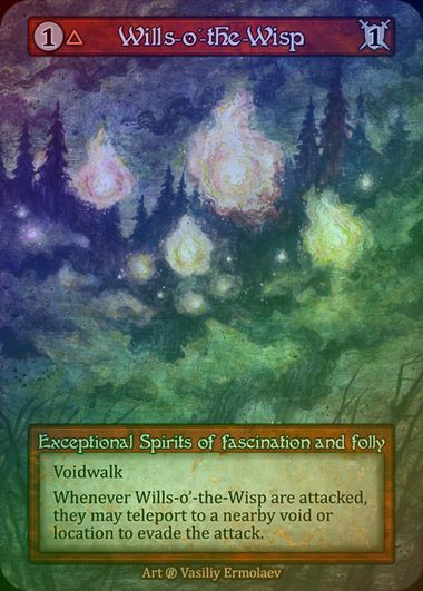 【FOIL】[Fire] Wills-o'-the-Wisp [beta-Exceptional]